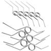 BESPORTBLE 10 Pezzi Molle per Forbici da Potatura in Acciaio Inossidabile, Molle a V per Ricambio Ampia Applicazione e Facile Installazione, Accessori Giardino