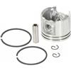 Lagomloot Kit pistone e anello da 37 mm per motosega 017 MS170, parte di ricambio cilindro in metallo sostituisce 1130 030 2000, include anelli di tenuta e perno da polso