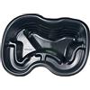 Giordanoshop Laghetto Artificiale Termoformato in PE 120x90x40 cm 120 Litri Nero