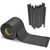 Garronda Strisce frangivista in PVC 19 x 50 cm con Clip di Fissaggio, Ombreggiante per Recinzione da Recinzione Giardino e ringhiera Balcone, Schermo Privacy Esterno GD-0173 Antracite RAL7016