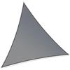 Toboli Vela ombreggiante triangolare 4x4x4m, grigio, traspirante, Parasole per giardino terrazzo