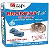 Zapi Garden | Broditop Next Block 25 - Rodenticida, Topicida per Interno ed Esterno intorno agli edifici, Esca in blocco ideale per ambienti umidi, per Disinfestazione di Topi e Ratti, 300g