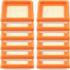 Adefol Kit di 12 filtri dell'aria per decespugliatore Stihl FS120 FS200 FS250 FS300 FS350 FS400 FS450 ricambi OEM per accessori 41341410300