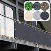 casa pura Frangivista Balcone Ombreggiante - Copri Ringhiera Balcone, Protezione Anti-UV | Recinzioni Decorative in Vari Design - 90x600 cm - Antracite