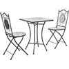 Bizzotto Set Tavolo con 2 SEDIE ERICE ARREDO Giardino Esterno Relax