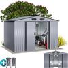 GARDEBRUK® Casetta per Attrezzi da Giardino Capanno in Metallo da Esterno 5m² con Base 260x205x180cm Capannone XXL
