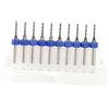 FTVOGUE 10 pz Carburo Micro Drill Bit Strumento di Foratura di Precisione per PCB Circuito Stampato(0.2mm)
