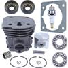 DORFEY Kit cilindro pistone da 45 mm adatto for motosega h-u-s-q-v-a-r-n=a 353 346XP 350 537253002 cuscinetto paraolio parti utensili da giardino a 2 tempi