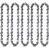 DORFEY 1/4 guida catena motosega 4/6/8/10 pollici sega elettrica mini motosega(5pcs 6-inch Chain)