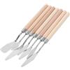 DOITOOL Raschietti per Pittura Versatili con Manico in 7 di Coltelli in Inossidabile per Pittura per Creativi e Artistici