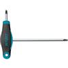 Hazet 829KKT-T9 - Chiave a brugola (lama corta e lunga per un utilizzo flessibile, profilo Torx, misura: T9), colore: blu scuro