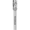 Rhodius Punta di fresatura in metallo duro Topline Forma A HF A TOP, 9,6 x 19,0 x 6,0 x 64, VE: 1