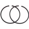 UYTGFO Adatto for motosega Husqvarna 36 41 136 137 141 142 142E 238 340 338XPT 339XP 240 Parti 2 pezzi/lotto Kit fasce elastiche pistone 38 mm 40 mm x 1,5 mm(HUS137 38MM)