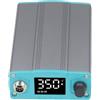 Tangxi Kit Stazione di Saldatura, Stazione di Saldatura Digitale da 100 a 480°C con Display LCD, Kit di con Messa a Terra Antistatica da 120 W con Modalità di (Spina europea)