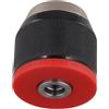 Whychstore Mandrino per trapano da 10 mm, a cricchetto autobloccante, senza chiave, con filettatura 3/8-24UNF, interamente in metallo, per trapani elettrici a mano