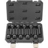 TECPO Set di chiavi a bussola a denti multidentati, 1/2 pollici, M4-M18