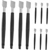 Housoutil 10pezzi Kit di Incisione per Legno Strumenti per Intaglio Manuale di Utensili per Intaglio del Legno Fai da Te Utensili per Lavorazione Portatile