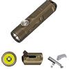 RovyVon Aurora A3 Pro G4 USB-C 7000K Keychain Flashlight, 650 High Lumen Super Bright with EDC Mini Size, Scratch Resistant Little Tiny Gadgets,5 modalità, Type-C ricaricabile, Best for Gift Pocket