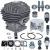 LIWaaGe For MS440 044 Motosega Barra Prigioniero Dado Valvola di Riduzione della Pressione Cilindro da 50mm Pistone Carburatore Kit di Riparazione 1128 020 1227 Parti