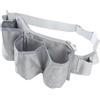 Sonew Cintura per Attrezzi da Giardinaggio con 6 Tasche e Cinghie per attività di Campeggio e Giardinaggio (GRAY)