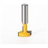 PFRANK 1 fresa per scanalatura a T e scanalatura a T - 20,3 cm 1/2'' 12 mm gambo per taglierina scalpello per la lavorazione del legno (dimensioni: gambo 12,7 mm)