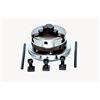SARAL TOOLS Mandrino autocentrante a 3 griffe da 65 mm + piastra posteriore per tavole rotanti da 3 e 4