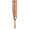Generic Cinturino in Pelle di Metallo di Alta qualità Cinturino per Orologio Perforatore per Cintura Perforatore a Mano Girevole Comodo Design con Manico in Legno per il Negozio di Casa Materiale: