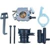 LIWaaGe Kit staffa asta starter collettore di aspirazione carburatore for motosega Hus 365 372XP 371 362 372 503 28 32-03, 5032818-01