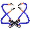 Uinfhyknd Diy Terza Mano Saldatura 4 Pezzi Supporto Braccio di Saldatura Braccio Flessibile Strumento di Riparazione Base Multifunzionale Strumento per Braccio per Stazione di Saldatura