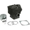 LIWaaGe Adatto for MS 034 036 034AV 034 SUPER MS360 Kit perno pistone cilindro anello 48mm motosega motore 11250201206
