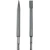 LDEXIN Set di 2 scalpelli con gambo SDS-Plus, set di punte da trapano per calcestruzzo per muratura, punta a scalpello piatta e punta a scalpello, lunghezza 25,4 cm