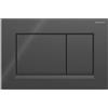 Geberit Placca Geberit Sigma20 Square Nero / Nero Opaco Doppio Tasto (ex Sigma30) | 115.883.DW.1 Nero