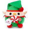 Snackles, peluche natalizio Serie 2 da 20 cm di ZURU, peluche con accessorio snack (JINGLE)