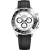 MASTOP Pagani Design Daytona Homage - Orologio da polso da uomo, analogico, al quarzo, movimento giapponese, cronografo, orologio da polso d'affari, impermeabile, cinturino in silicone, sportivo