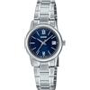 Casio LTP-V002D-2B3 Women's Standard Stainless Steel Blue Dial Date Watch