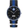Inter Orologio Ufficiale INTER Tidy misura unisex 39mm con cinturino in tessuto multicolore