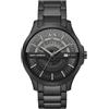 Armani Exchange Orologio per uomo, movimento tre lancette al quarzo e cassa da 46 mm con cinturino in acciaio