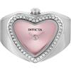Invicta Mini Ring 49571 Orologio da donna - Movimento al quarzo - Acciaio inossidabile con quadrante rosa - 18 mm