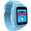 CELLY Kidswatch - Orologio per telefono impermeabile per bambini - 4G, chiamate, messaggi, modalità scuola, funzione SOSS, GPS, fotocamera e contapassi - 2 anni di garanzia (BLAU), Blu, Normal,