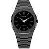 D1 Milano Orologio D1 Milano Unisex AUTB02 Quarzo Acciaio Ultra Thin Brunito Nero