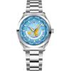 TYBERLEY PAGANIDESIGN Lusso Uomo Automatico Meccanico Orologi Giappone NH34 GMT Movimento Zaffiro Sintetico Acciaio Inox Impermeabile Multifunzionale Sport Orologio da Polso, Blu estivo.