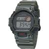 Casio Batteria resistente al fango di 10 anni, Verde, Adult, Standard