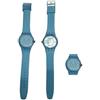 BLUSUPERSHOP 1 OROLOGIO PER DETENUTO, DIETRO TRASPARENTE IDONEO CARCERE AMMESSO PENITENZIARIO, BIANCO NERO ROSSO ARANCIO ROSA E BATTERIA SOSTITUTIVA OROLOGIO altro (AZZURRO)