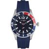 Nautica Orologio Casual Analogico Quarz Unisex Adulto Blu, con Cinturino in Silicone NAPPBP901