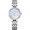 Citizen Women's Analogue Eco-Drive Watch with a Stainless Steel Band