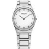 BERING 32230-764 Orologio da polso al quarzo da donna, cassa in acciaio inox color argento da 30 mm, quadrante bianco, cinturino in acciaio inox con elementi in ceramica, 5 ATM