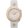 Versus Orologio da polso da donna al quarzo fashion cinturino in leather white cassa in stainless steel display analogico grey - VSPHF0220