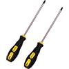 Sipery 2 cacciaviti Phillips con manico da 6 pollici, impugnatura antiscivolo, punta magnetica, cacciavite a croce PH2 da 6 mm