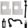 DORFEY Kit tubo flessibile for filtro aria, filtro olio combustibile, schiuma detergente for filtro aria adatto for S-t-i-H-L MS170 MS180 017 018 MS 170 180 Motosega Ricambio