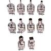 Generico Kit ugello ventola aria calda 5/10 pezzi diametro accessori pistola termica acciaio inossidabile for ventilatore stazione di saldatura rilavorazione(10pcs sets)